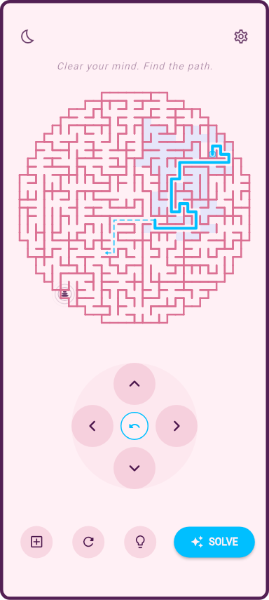 Mazefulness app screenshot 2 of 6 (pixel, light theme)