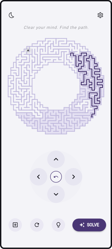 Mazefulness app screenshot 5 of 6 (pixel, light theme)